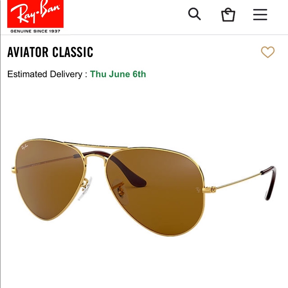 LAST CHANCE ❌Ray Ban aviator Classic Polarized